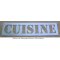 Stencil, metalen letter zink KEUKEN