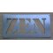 ZEN metalen letter deco stencil