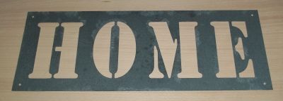 Zinken stencil HOME