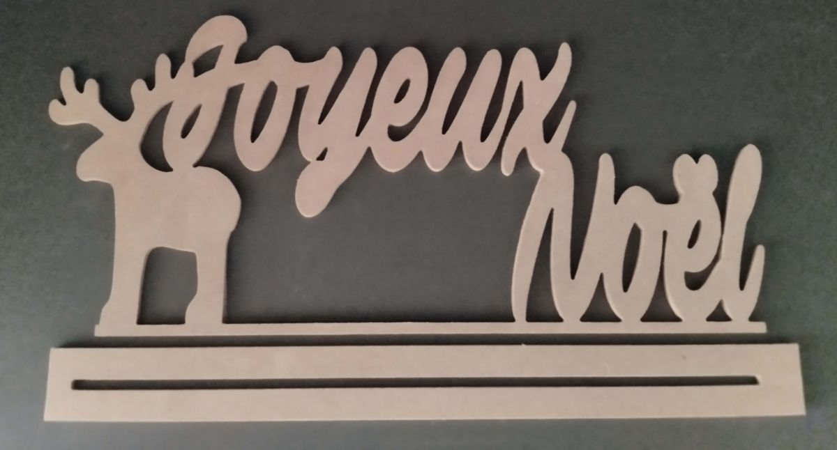 Houten standaard om te decoreren JOYEUXNOEL