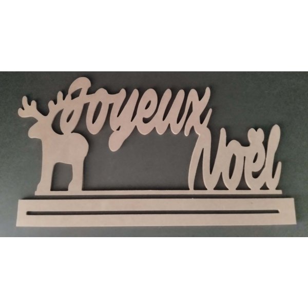 Houten standaard om te decoreren JOYEUXNOEL