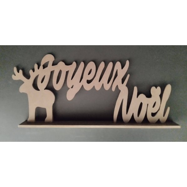 Houten standaard om te decoreren JOYEUXNOEL