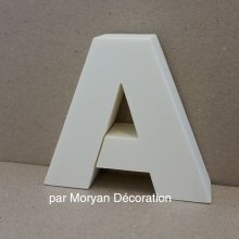 Polystyreen letter ARIAL ZWART