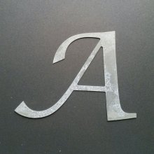 Zinken letterbord LUCIDA CALLIGRAPHY