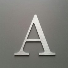 Geborstelde metalen letter CENTURY