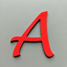 Metalen letterkleur LUCIDA HANDWRITING