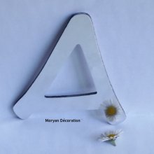 Decoratieve wandspiegel letter ANIME ACE