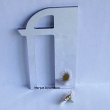 Decoratieve wandletter spiegel BETTY