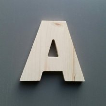 Vuren letter ARIAL ZWART