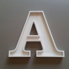Holle letter in wit PVC CLARENDON