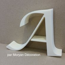 Polystyreen letter LUCIDA CALLIGRAPHY