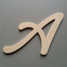 Houten brief om model COOL te schilderen