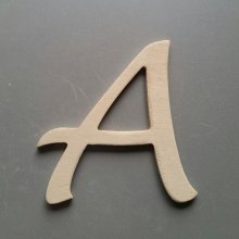 Houten brief om model DULCE te schilderen