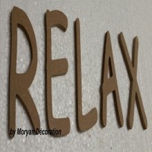 Decoratieve houten letter RELAX