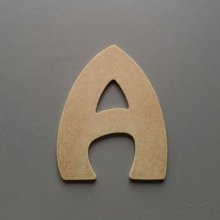 Brief MDF ruw te schilderen model HARLEQUIN