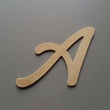 Brief MDF ruw te schilderen model LOMBRIZ