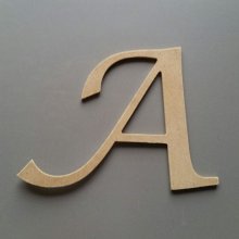 Brief MDF ruw te schilderen model LUCIDA CALLIGRAPHY