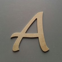 Brief MDF ruw te schilderen model LUCIDA HANDWRITING