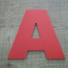 Kunststof letter PVC kleur ARIAL ZWART