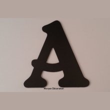 Kunststof letter PVC zwart BELSHAW