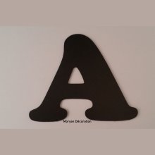 Plastic letter PVC zwart COOPER ZWART