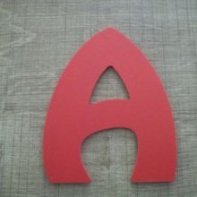 Plastic letter PVC kleur HARLEQUIN