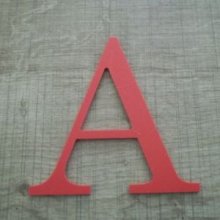 Plastic letter PVC kleur LOFT