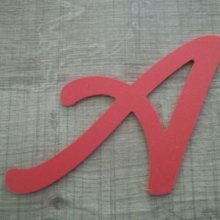 Kunststof letter PVC kleur LOMBRIZ