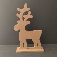 Houten standaard om RENNE te decoreren 