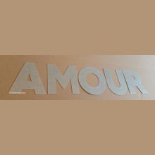 Decoratieve zinken letter LOVE 20 cm
