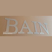 Zinken sierletter BAIN 20 cm