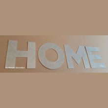 Zinken sierletter HOME 20 cm